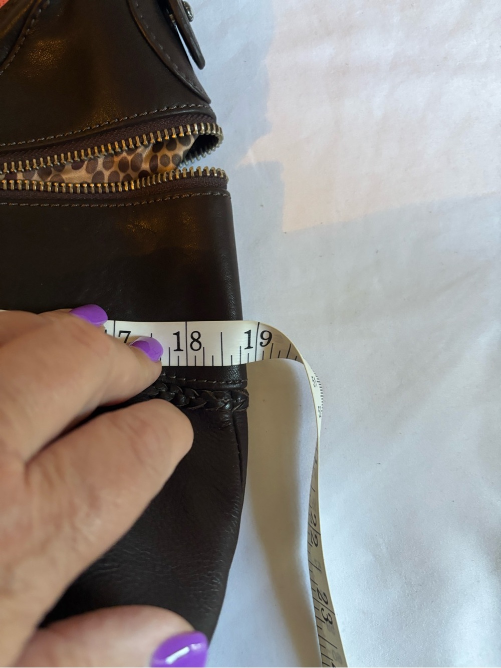 Sigrid Olsen sandpiper chocolate Brown Leather Hobo bag NWT - Picture 7 of 8